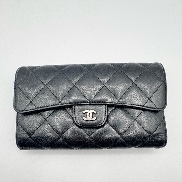 CHANEL - Lambskin Long Wallet R1.216 - Picture 1 of 7